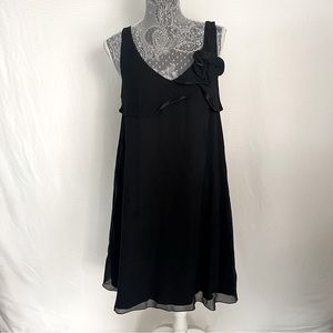 NWT 100% silk Max studio little black dress Medium